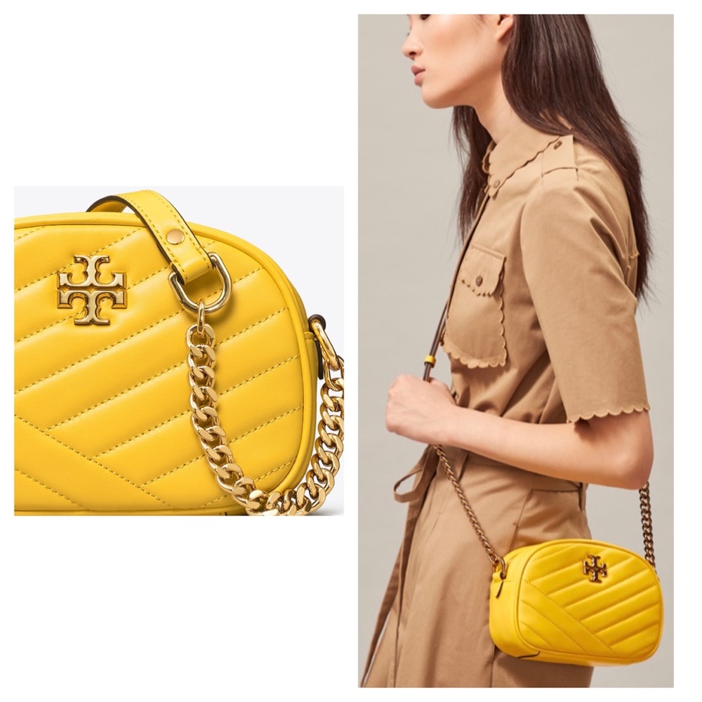 Tory Burch Kira Leather Small Camera Crossbody Bag - Picture 1 of 16